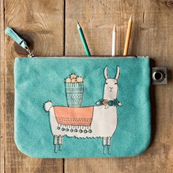 Danica Studio - Llamarama, Large, Zipper Pouch - Picture 5 of 8